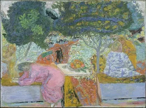Morgen im Garten in Vernonnet - Pierre Bonnard