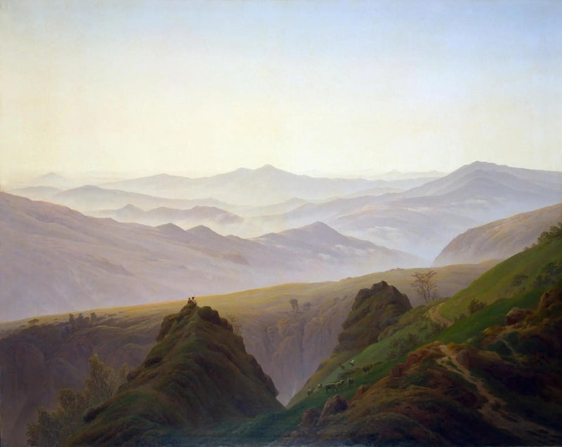 Morgen in den Bergen - Caspar David Friedrich