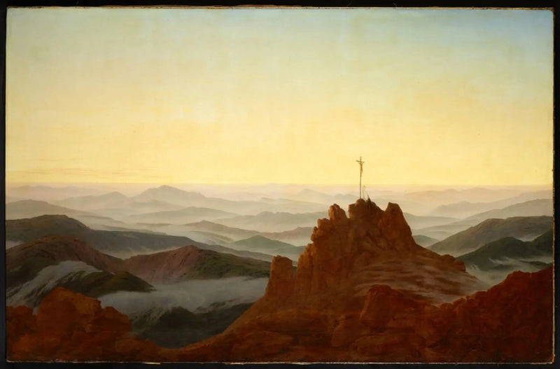 Morgen in den Riesenbergen - Caspar David Friedrich
