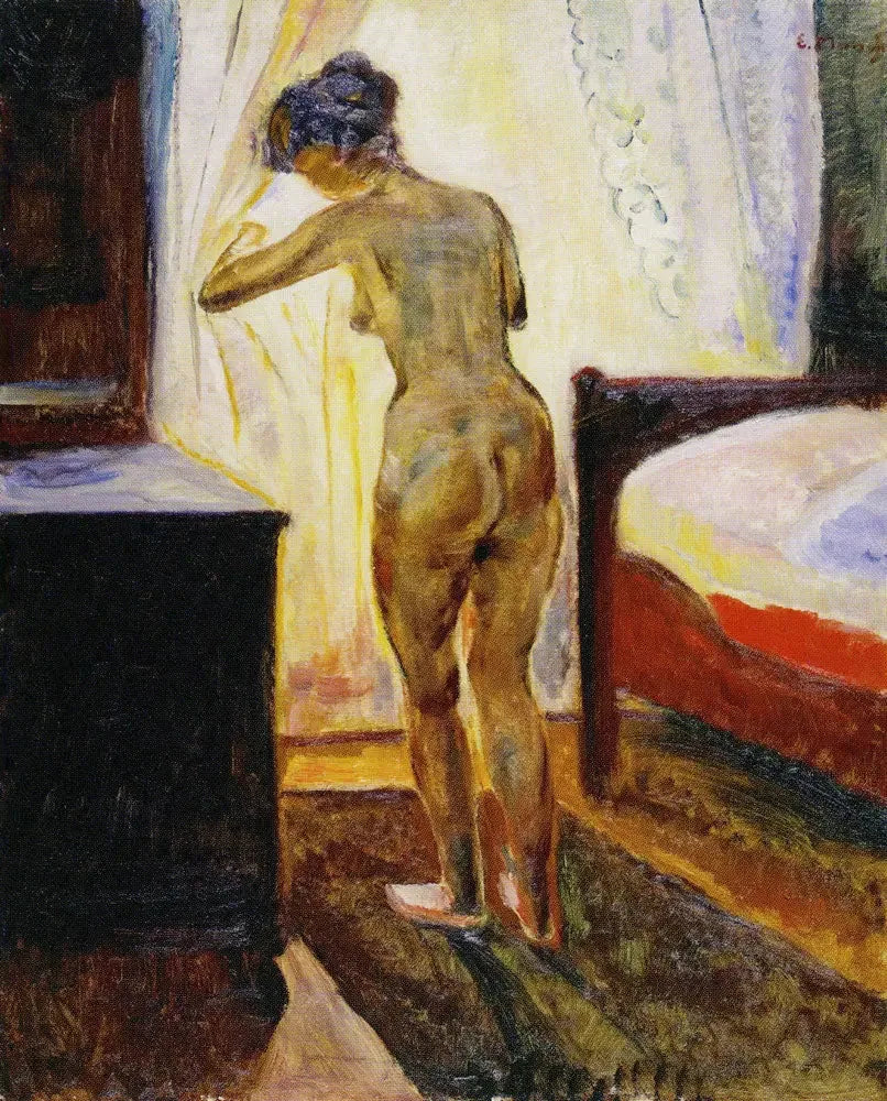 Morgen. Akt am Fenster - Edvard Munch