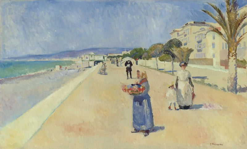 Morgen an der Promenade des Anglais - Edvard Munch