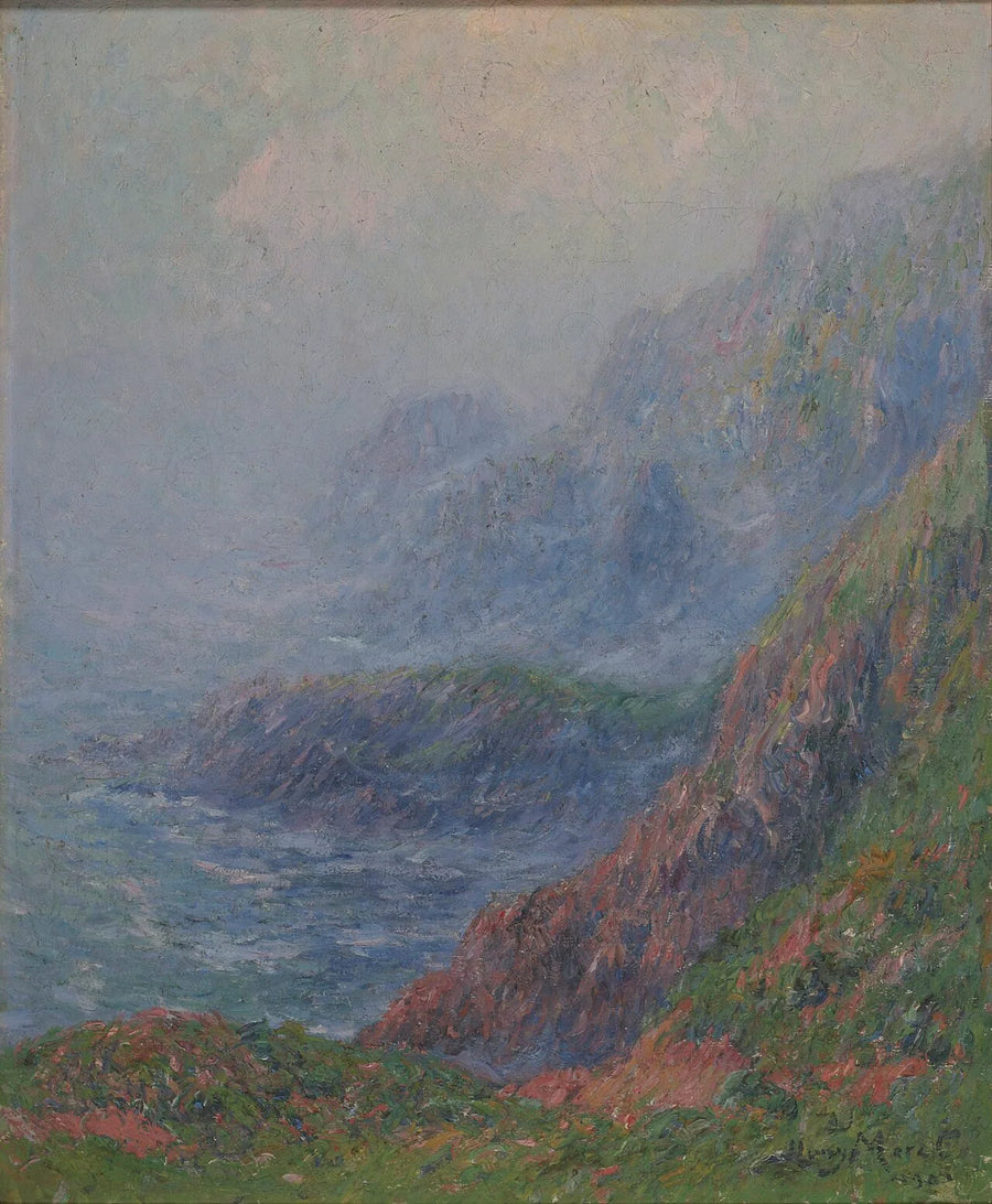 Nebelmorgen in Ouessant - Henry Moret