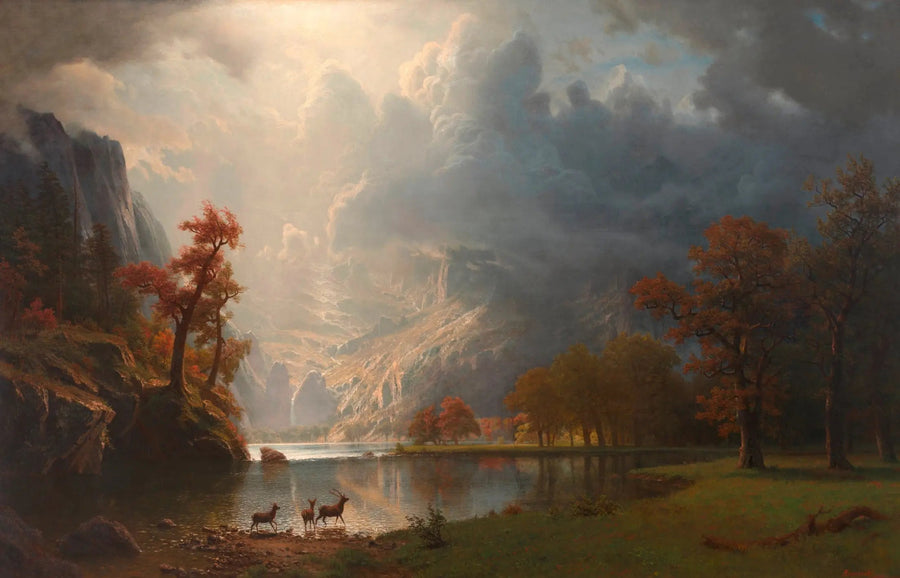 Morgen in der Sierra Nevada - Albert Bierstadt