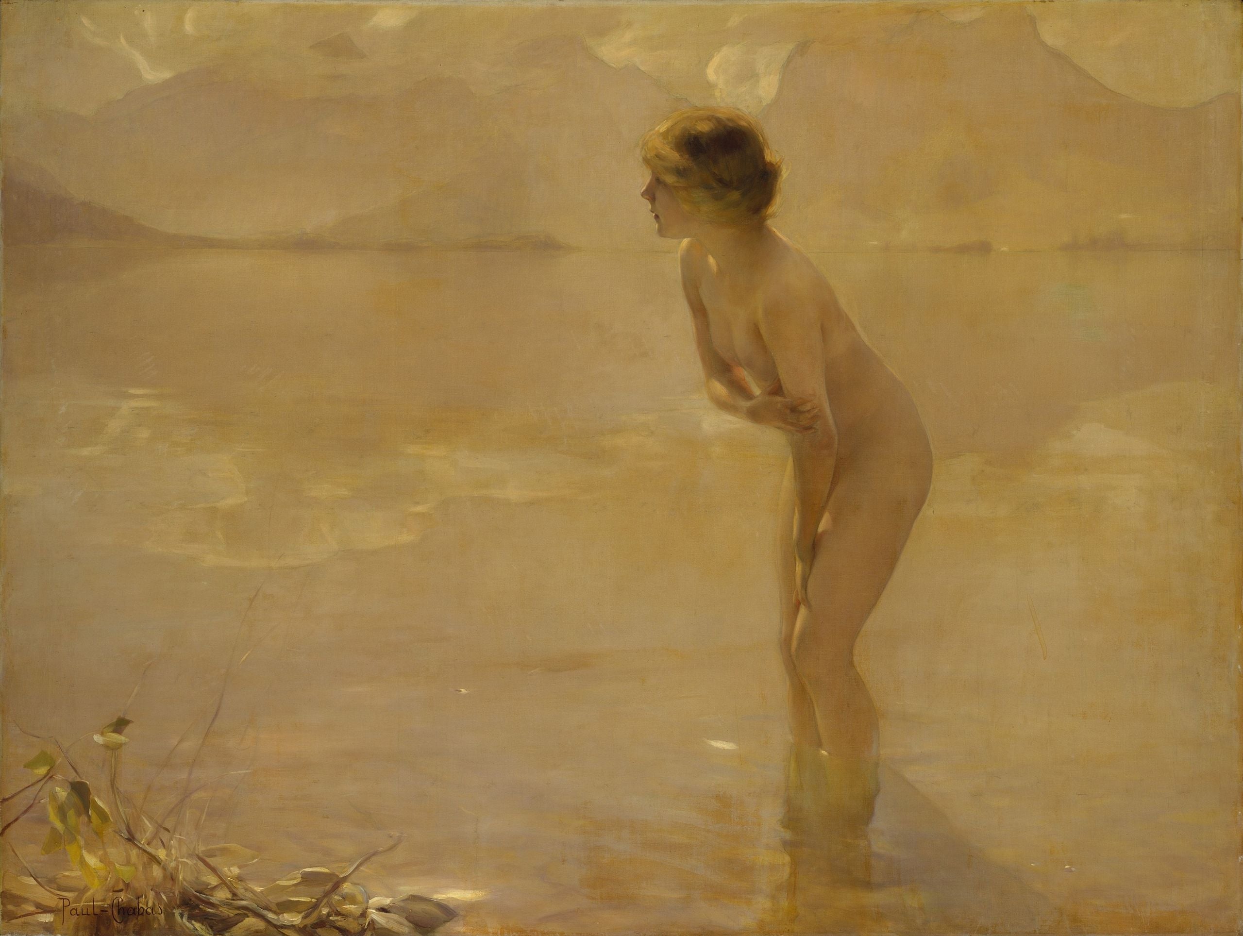 Matinée de septembre - Paul Chabas image 1 copie peinte à la main à l’huile