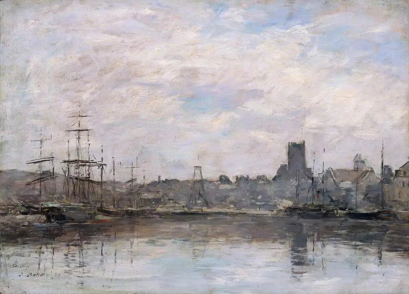 Septembermorgen: Hafen von Fécamp - Eugène Boudin
