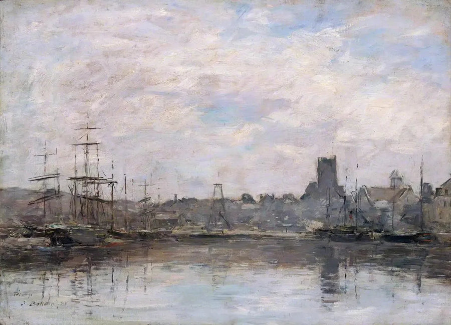Septembermorgen: Hafen von Fécamp - Eugène Boudin