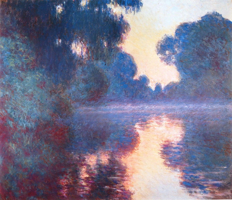Morgen an der Seine, Hiroshima W1479 - Claude Monet
