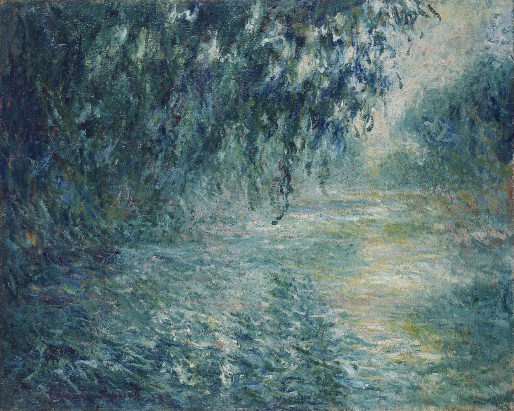 Matinée sur la Seine, temps de pluie de Claude Monet, 1898 – NMWA Tokyo P.1965-0004, Wildenstein 1499
