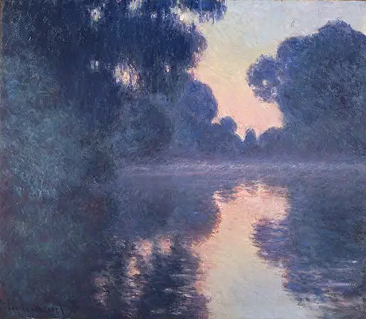 Matinée sur la Seine - Claude Monet image 1 reproduction artisanale de tableau