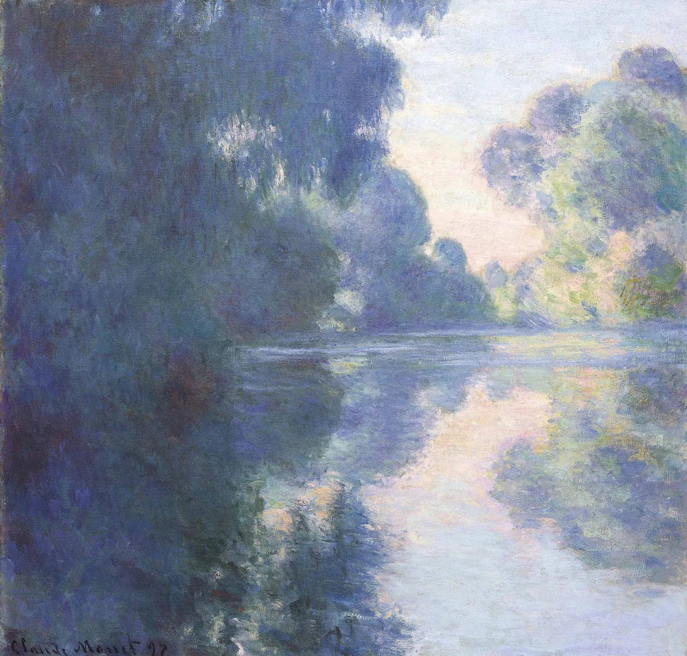 Matinée sur la Seine - Claude Monet image 1 copie peinte à la main à l’huile