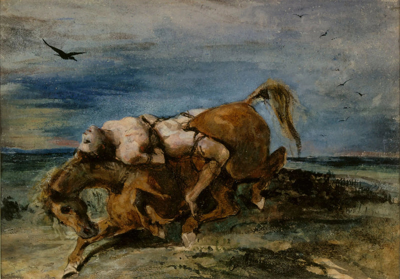 Mazeppa auf dem sterbenden Pferd - Eugène Delacroix