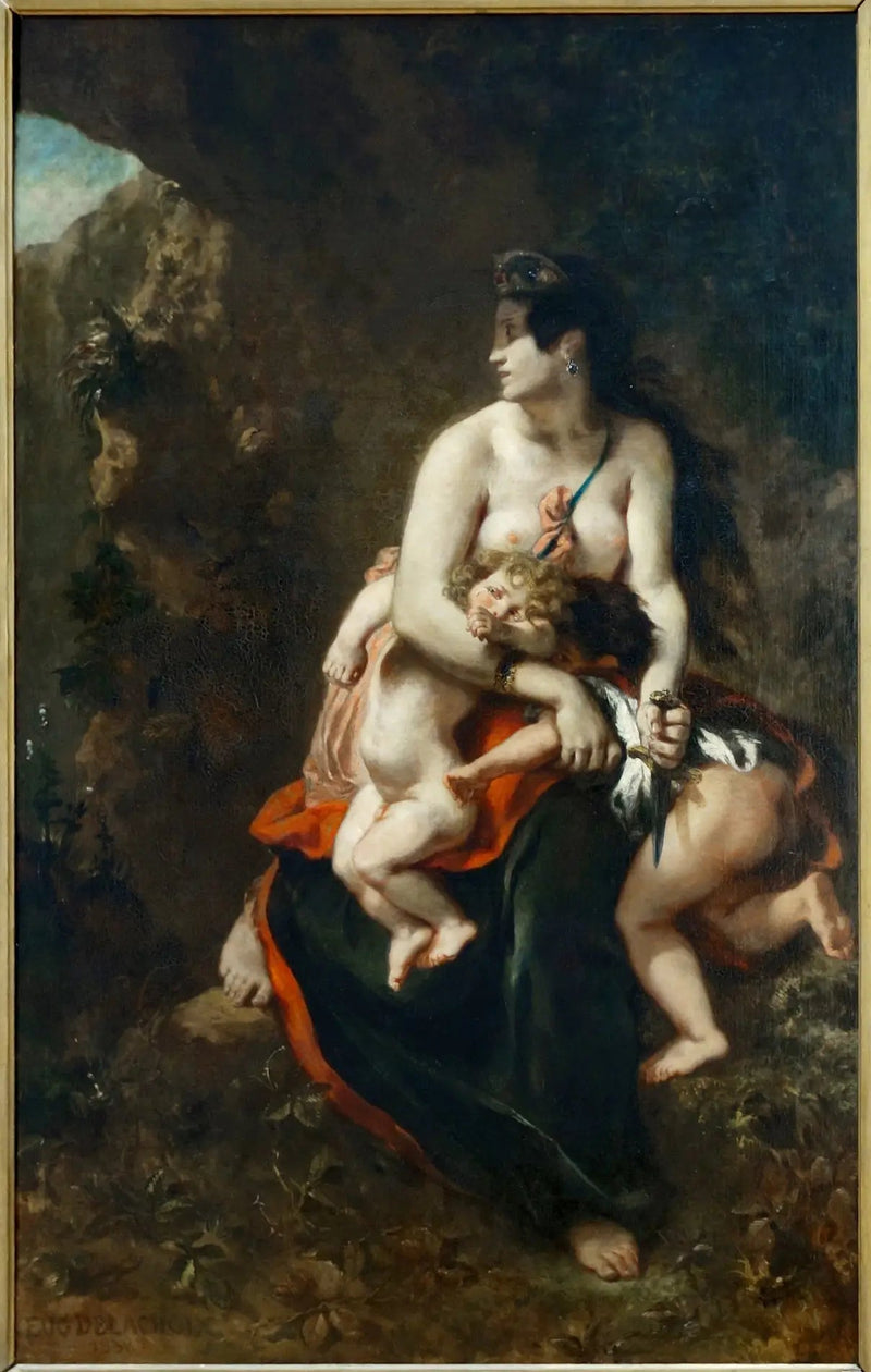 Medea in Wut - Eugène Delacroix