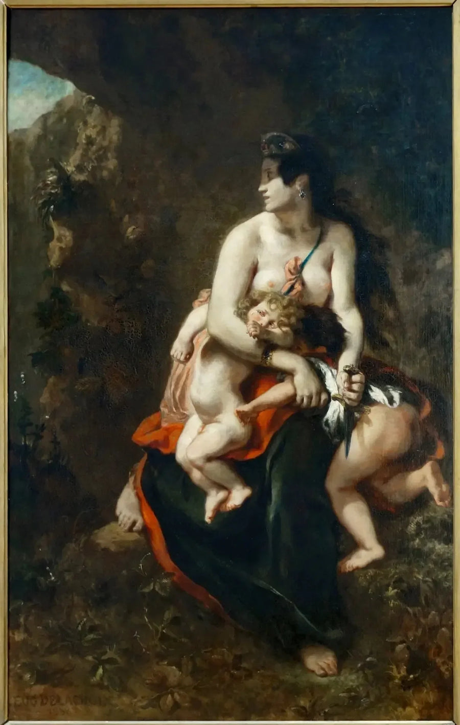 Medea in Wut - Eugène Delacroix