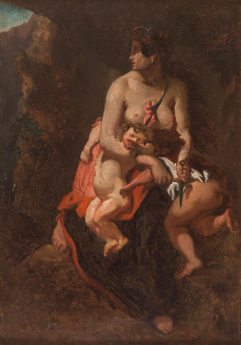Wütende Medea - Théodore Chassériau