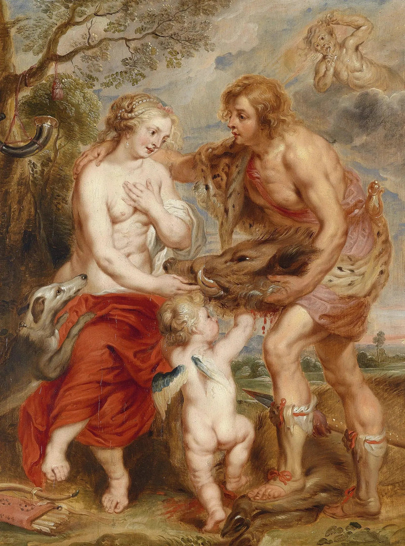 Meleager, der Atalante den Kopf des Kalydonischen Ebers präsentiert, um 1640 - Peter Paul Rubens
