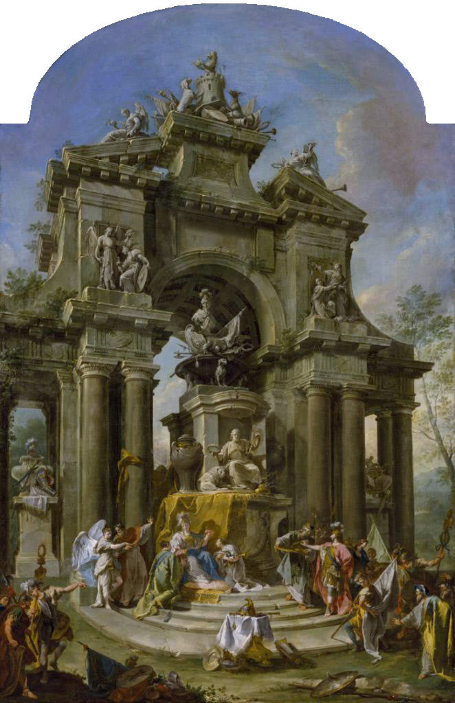 Memorial an James, den ersten Grafen von Stanhope - Giovanni Battista Pittoni