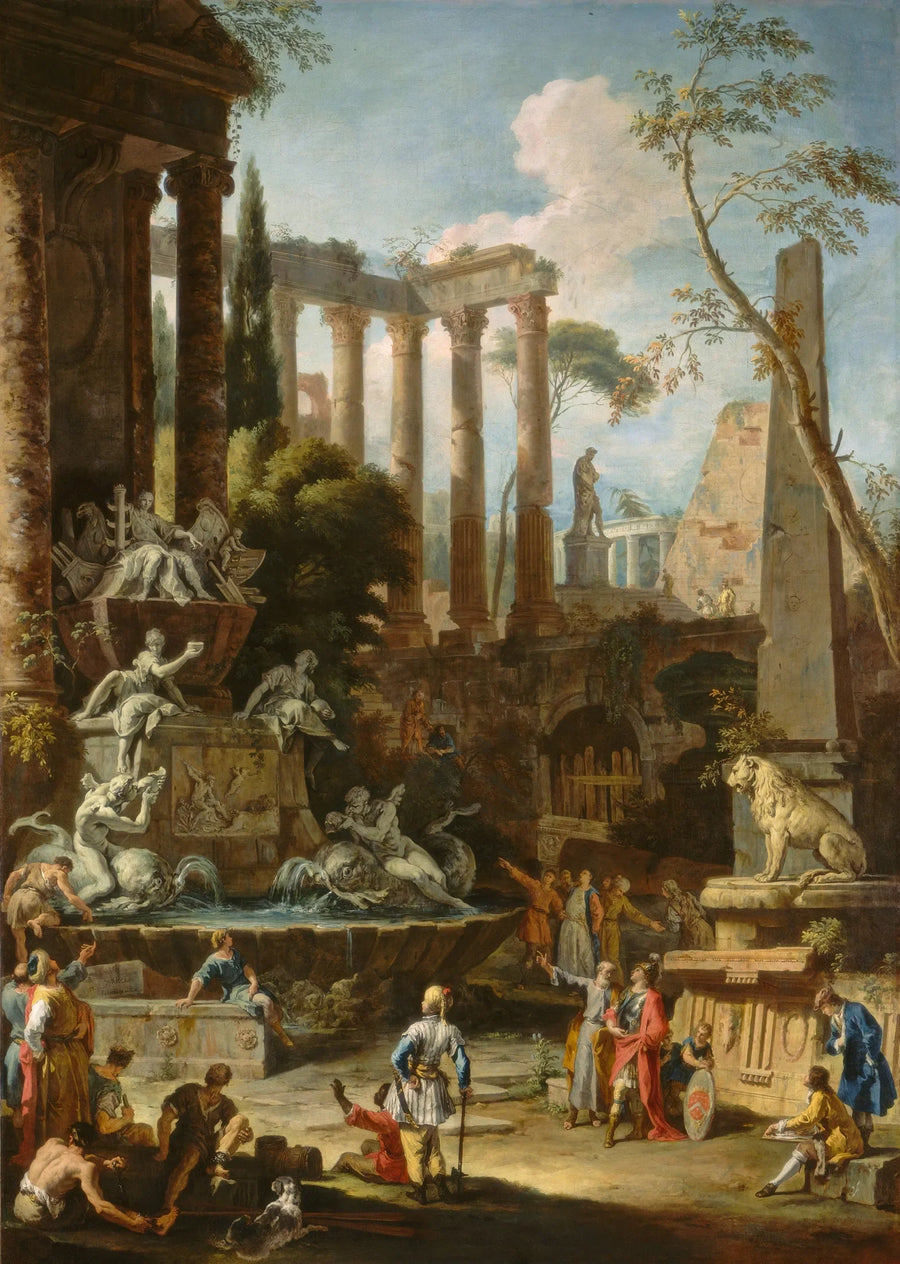 Memorial an Admiral Sir Clowdisley Shovell - Sebastiano Ricci