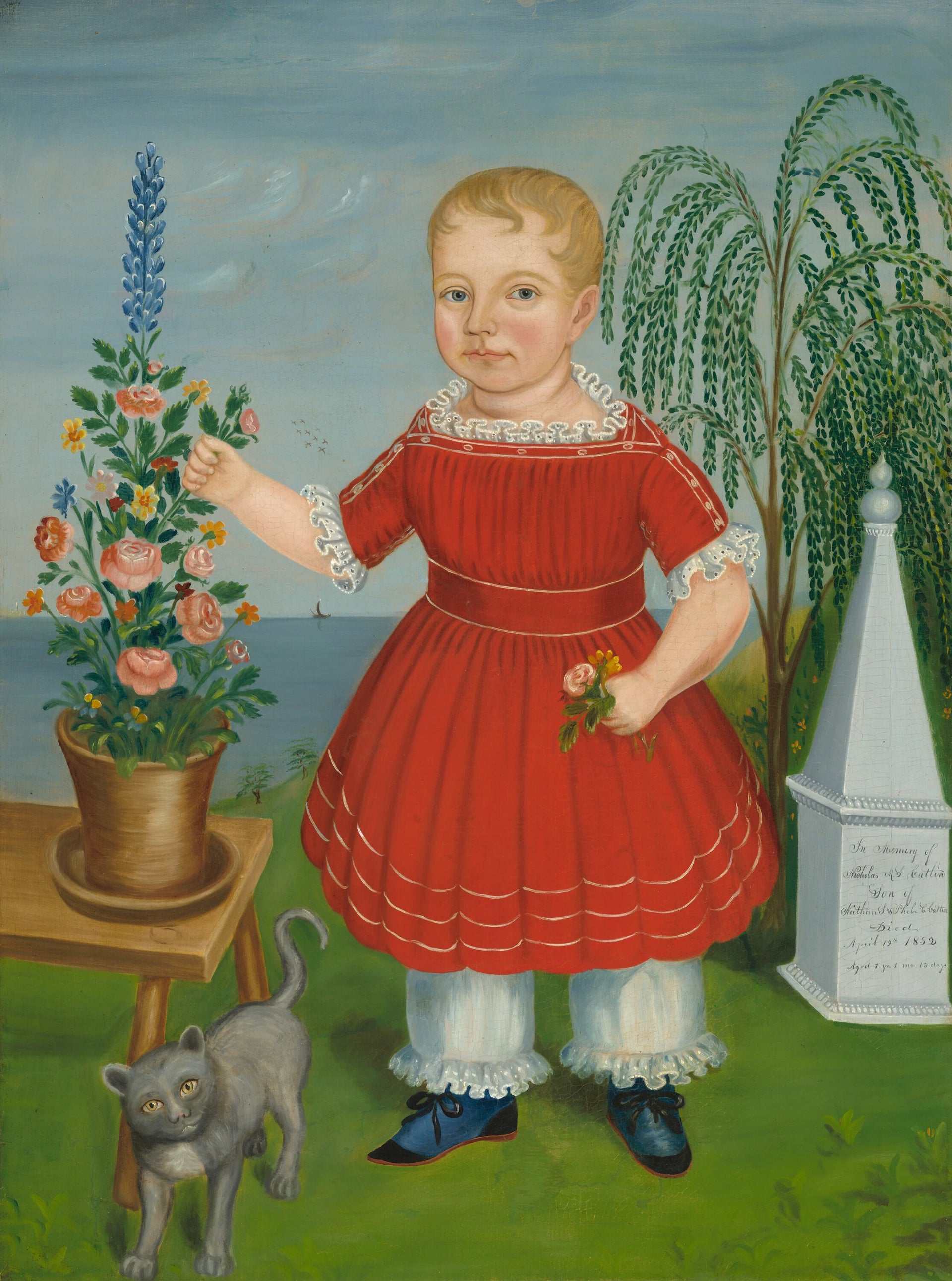 Mémorial à Nicholas MS Catlin - American 19th Century