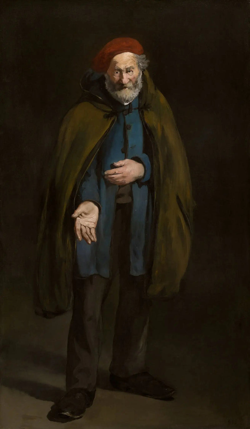 Bettler mit Dufflecoat (Philosoph) - Édouard Manet