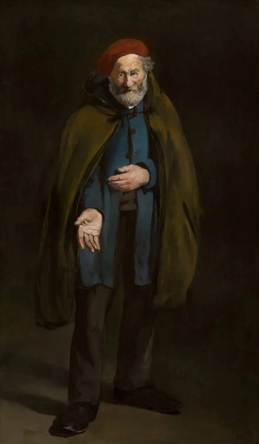 Bettler mit Dufflecoat (Philosoph) - Édouard Manet
