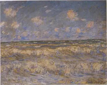 Unruhige See - Claude Monet