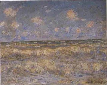 Unruhige See - Claude Monet
