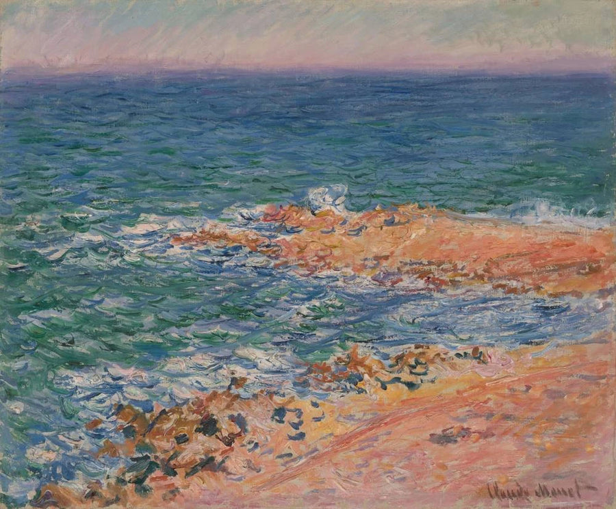 Das Meer in Antibes W1183 - Claude Monet