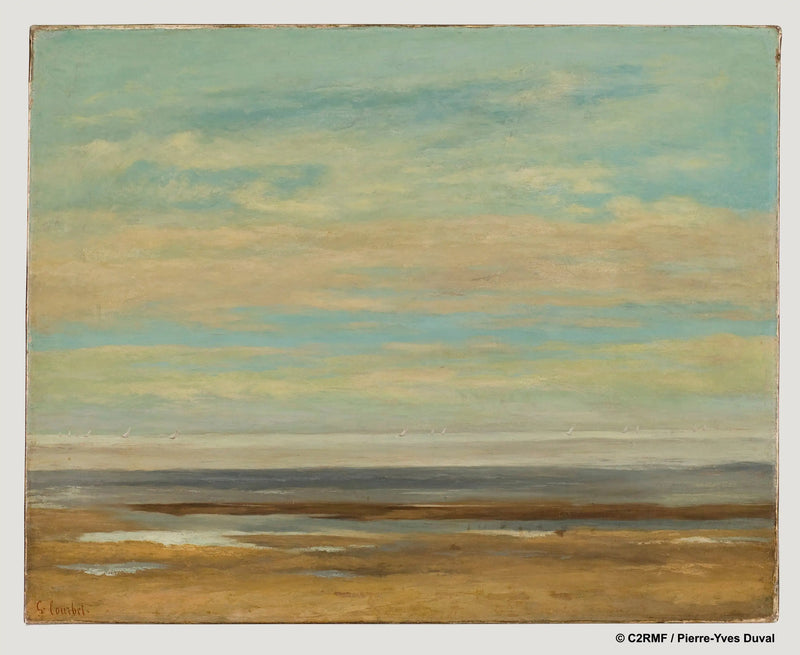 Ruhiges Meer in Palavas - Gustave Courbet