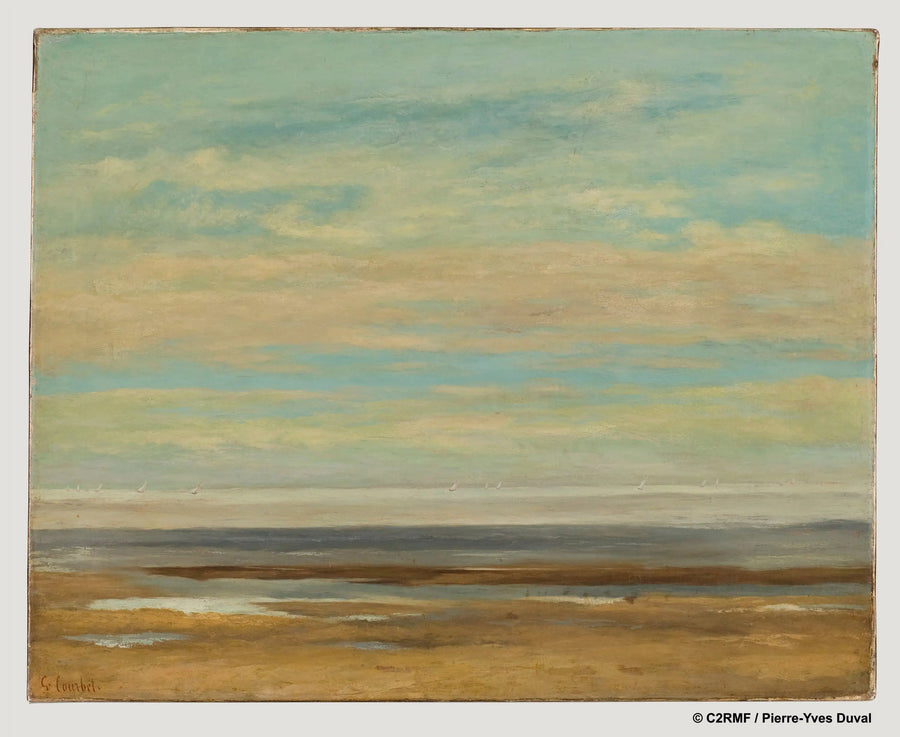 Ruhiges Meer in Palavas - Gustave Courbet