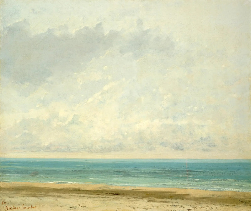 Ruhige See - Gustave Courbet
