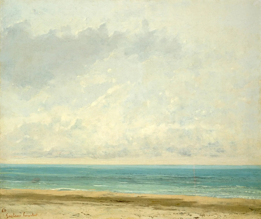 Ruhige See - Gustave Courbet