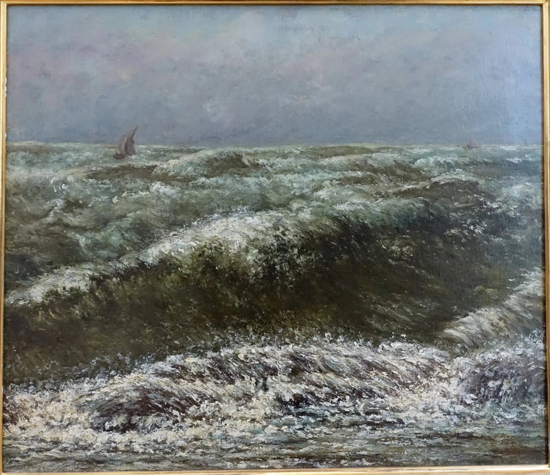 Sturmmeer - Gustave Courbet