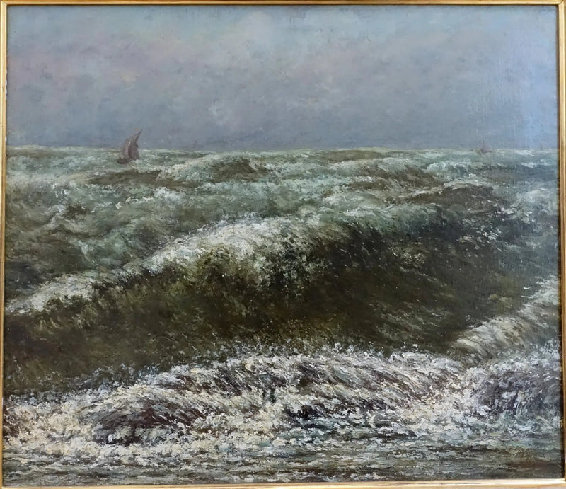 Sturmmeer - Gustave Courbet