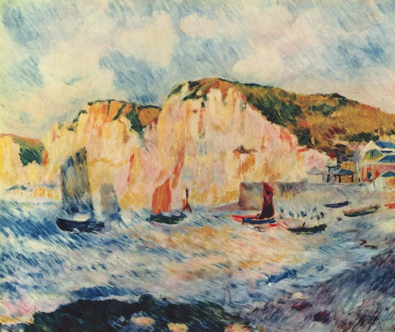Meer und Klippen - Pierre-Auguste Renoir