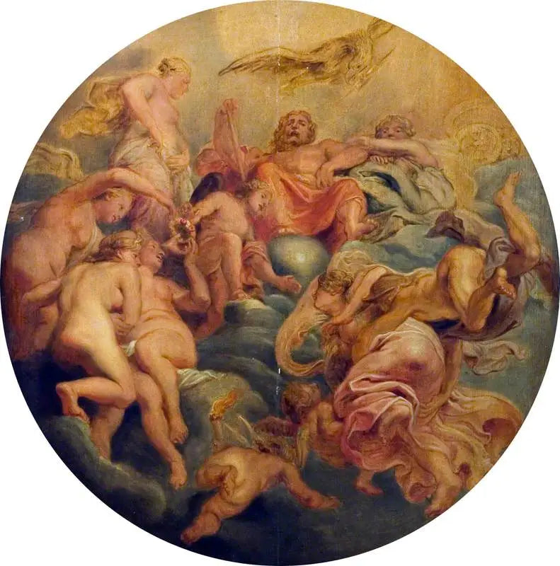 Merkur führt Psyche zum Olymp - Peter Paul Rubens