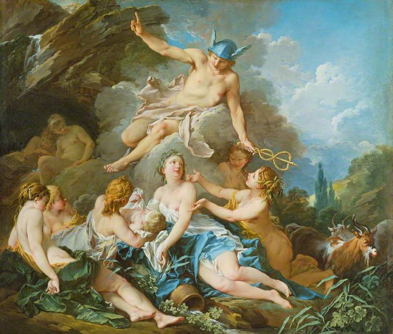 Mercure confiant l’enfant Bacchus aux nymphes - François Boucher - Alpha Reproduction