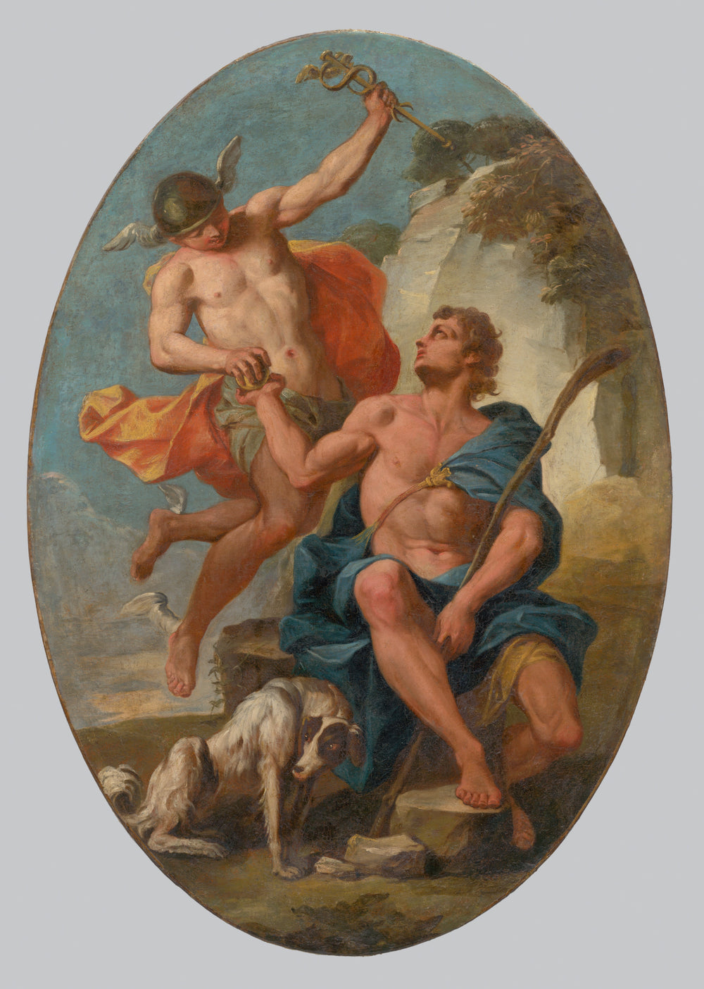 Mercure et Paris - Johann Heinrich Schönfeld image 1 reproduction réalisée par Alpha Reproduction