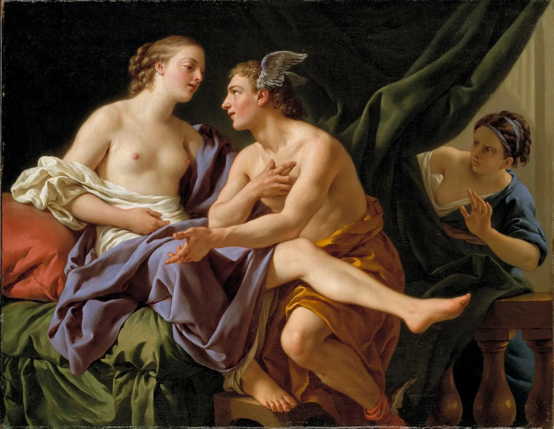 Merkur, Hersé und Aglaure - Louis Jean François Lagrenée