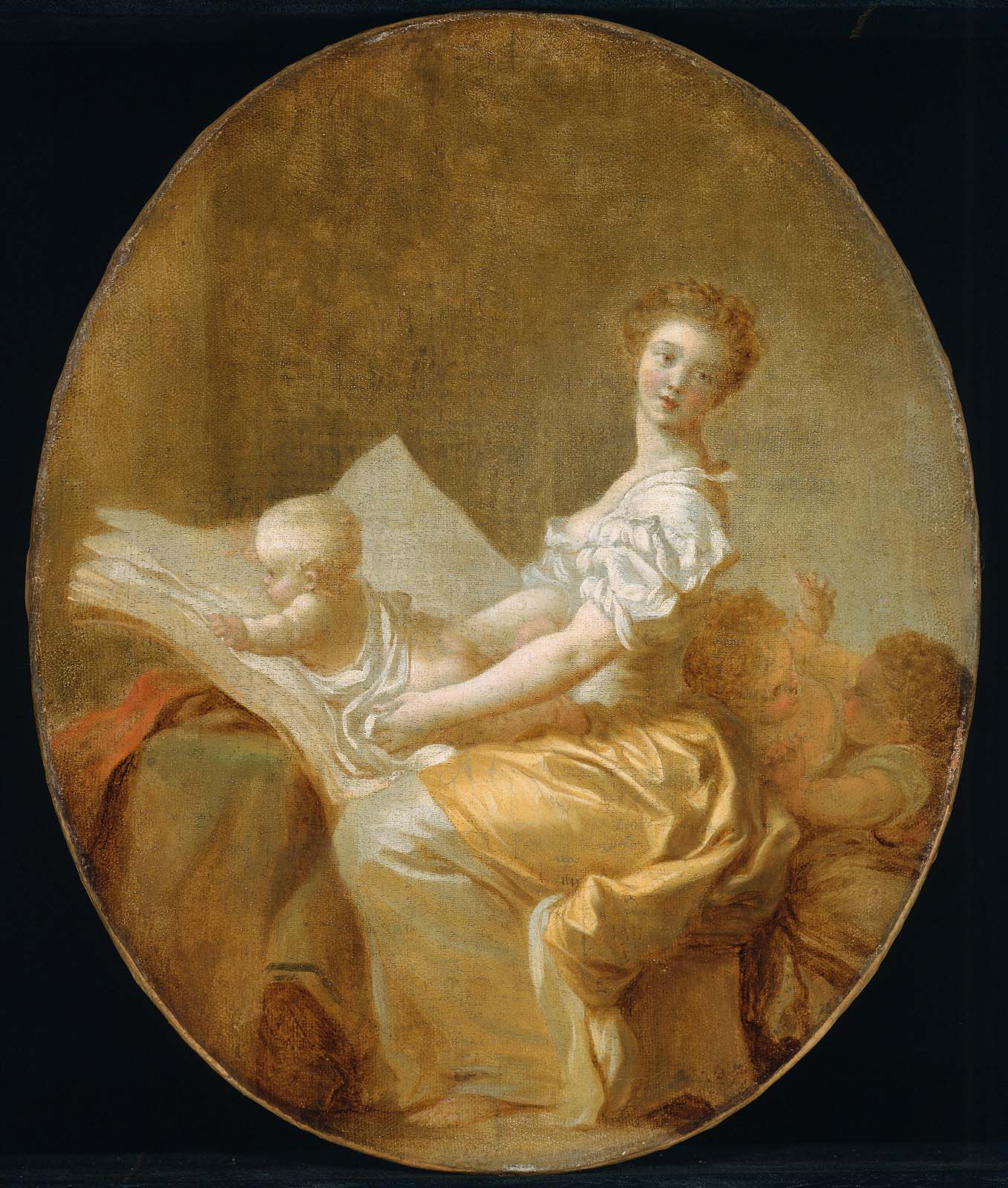 Mutter und Kind - Jean-Honoré Fragonard