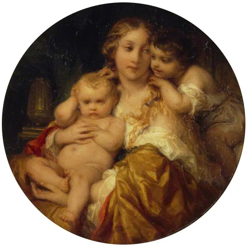 Mutter und Kinder - Paul Delaroche