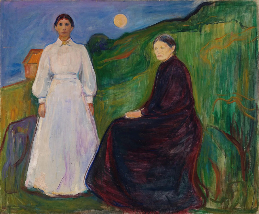 Mutter und Tochter - Edvard Munch