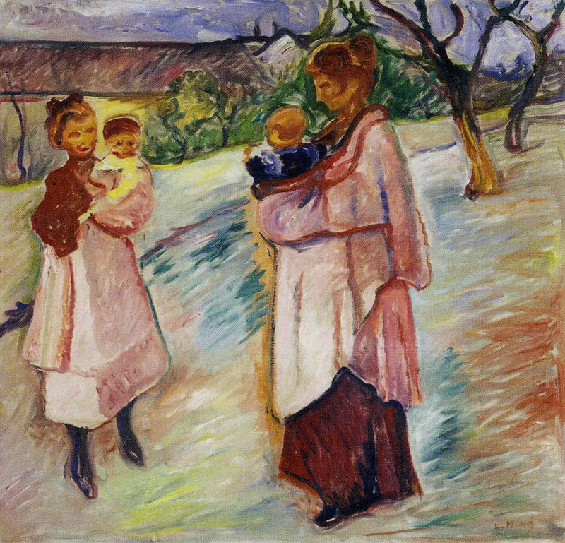 Mütter mit Kindern, Thüringen - Edvard Munch