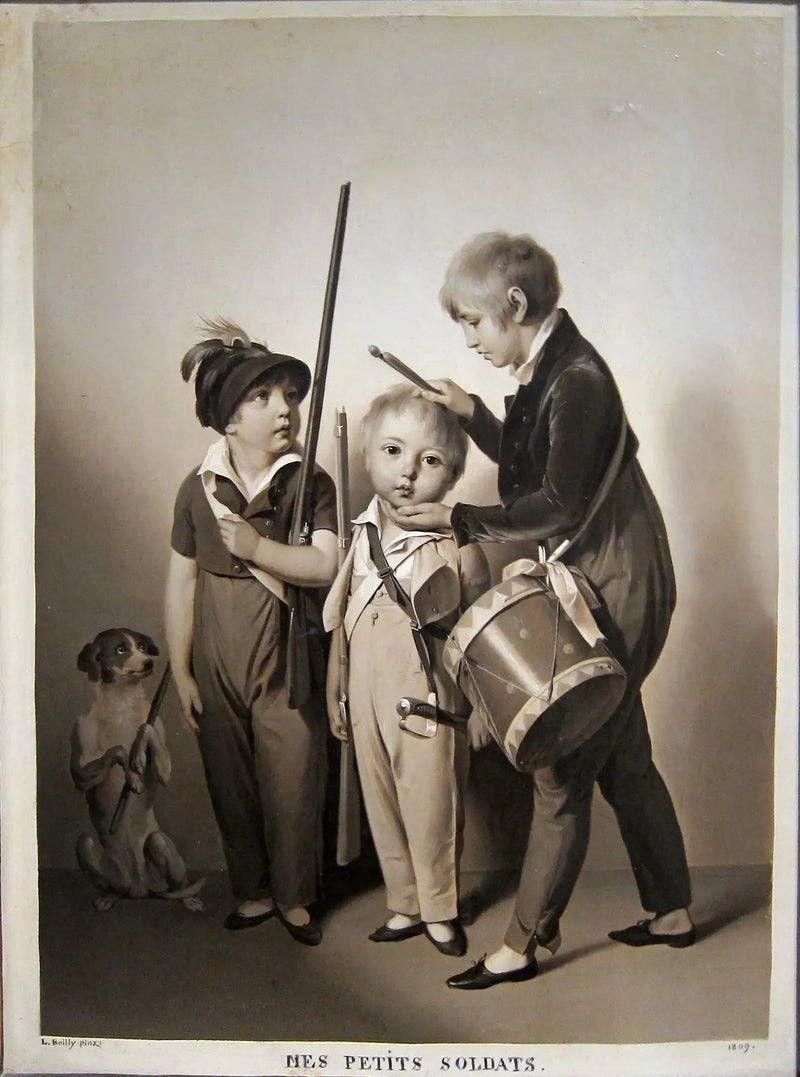 Meine kleinen Soldaten - Louis-Léopold Boilly