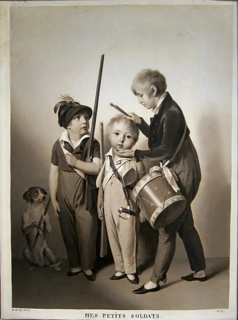 Meine kleinen Soldaten - Louis-Léopold Boilly