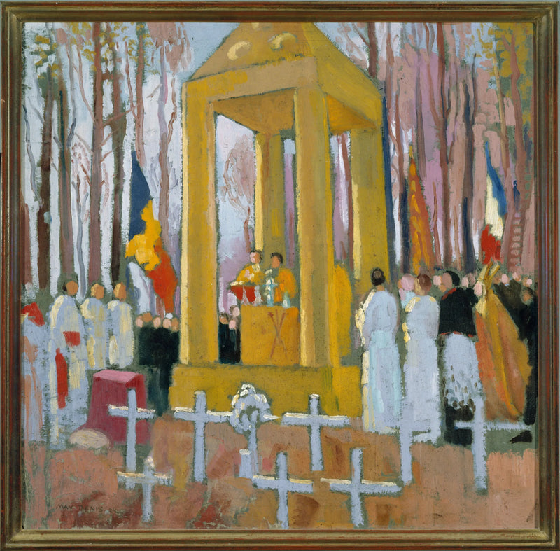 Messe vor dem Grab von Ernest Psichari - Maurice Denis