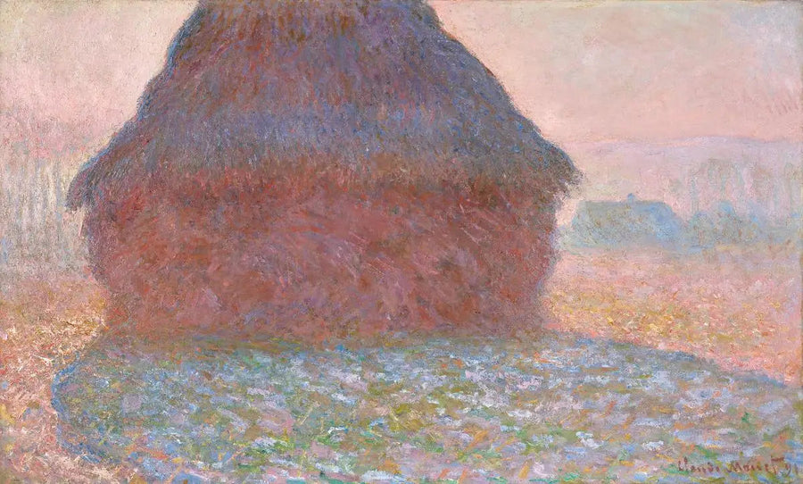 Mähdrescher in der Sonne - Claude Monet