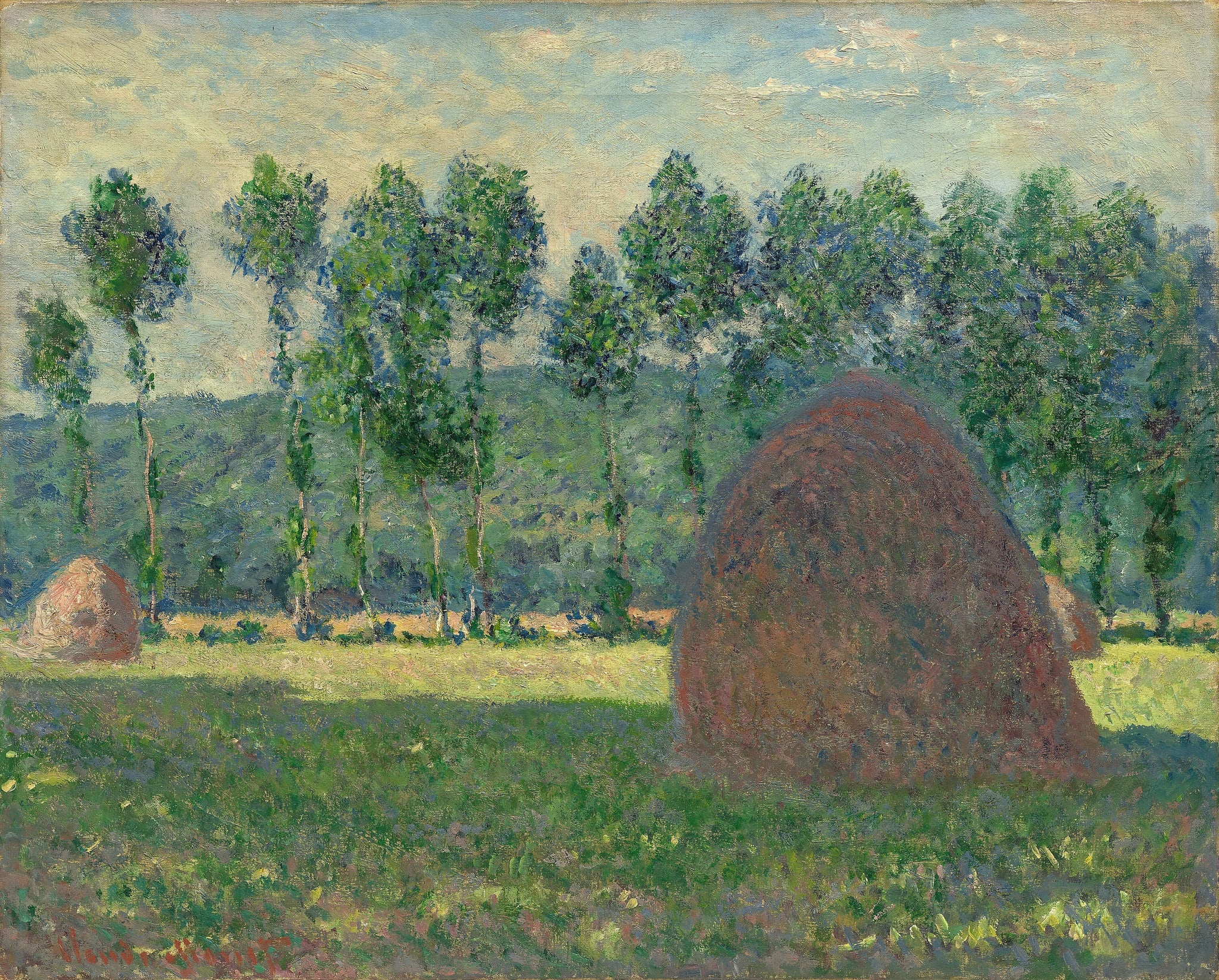 Meule près de Giverny W900 de Claude Monet – musée Pouchkine Ж-3398