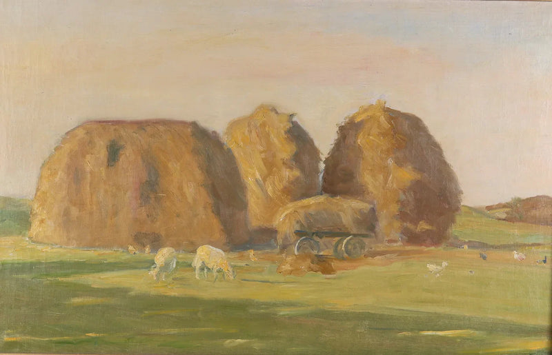 Heuhaufen. - Michael Peter Ancher