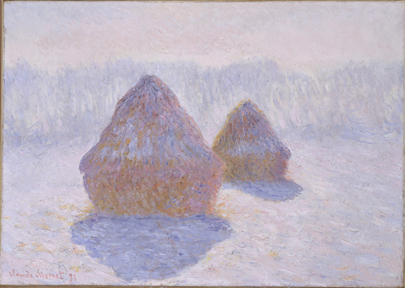 Schleifscheiben, Schnee - und Sonneneffekt W1279 - Claude Monet