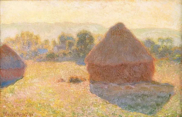 Mühlsteine, Mittag - Claude Monet
